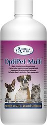 Omega Alpha OptiPet Multi Multivitamin Mineral Dog & Cat Supplement, 500-mL bottle