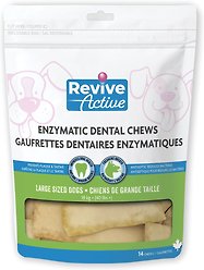 Revive Active Enzymatic Large Breed Dental Chews Dog Treats, 14 count