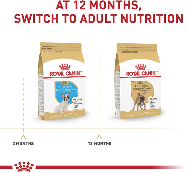 Show full view: Royal Canin Breed Health Nutrition French Bulldog Puppy Dry Dog Food, 4.76-kg bag slide 7 of 13