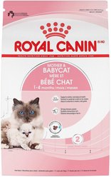 Royal Canin Feline Health Nutrition Mother & Babycat Dry Cat Food, 2.72-kg bag