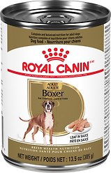 Royal Canin Breed Health Nutrition Boxer Adult Loaf in Sauce Wet Canned Dog Food, 13.5-oz can, case of 12