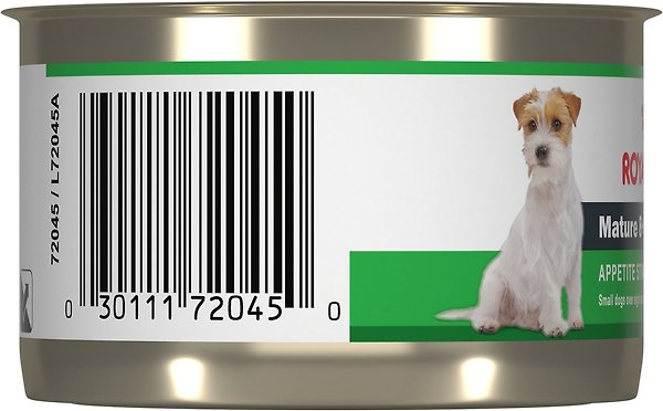 Show full view: Royal Canin Canine Health Nutrition Mature 8+ Loaf In Sauce Wet Canned Dog Food, 5.2-oz can, case of 24 slide 3 of 4