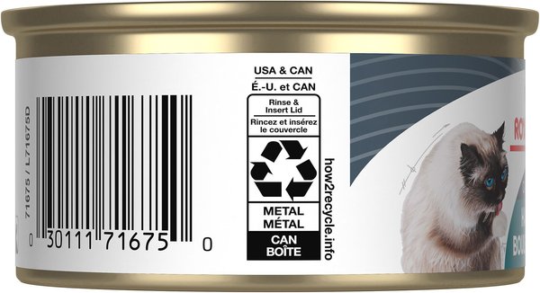 Show full view: Royal Canin Feline Care Nutrition Hairball Care Thin Slices in Gravy Wet Canned Cat Food, 3-oz can, case of 24 slide 3 of 7