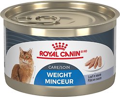 Royal Canin Feline Care Nutrition Weight Care Loaf in Sauce Wet Canned Cat Food, 145-g can, case of 24