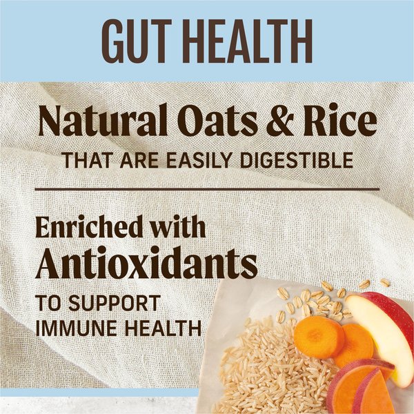 Show full view: Merrick Healthy Grains Gut Health Chicken With Yogurt-Infused Clusters Dry Dog Food, 9.07-kg bag slide 6 of 10