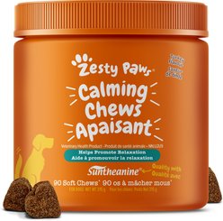 Zesty Paws Calming Turkey Flavoured Relaxation & Calmness Soft Chews Supplement for Dogs, 90 Count