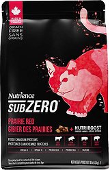 Nutrience SubZero Prairie Red Grain-Free Cat Food, 4.5-kg bag