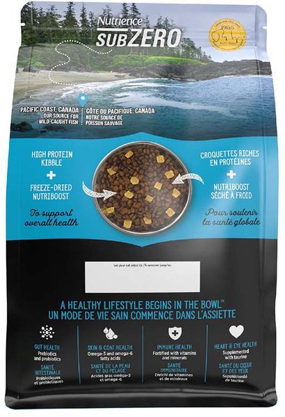 Show full view: Nutrience Subzero Canadian Pacific Grain-Free Cat Food, 1.8-kg bag slide 3 of 9