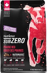 Nutrience SubZero Prairie Red Small Breed Grain-Free Dry Dog Food, 4.5-kg bag