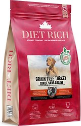 Diet Rich Grain-Free Fresh Turkey Dry Dog Food, 2.3-kg bag