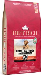 Diet Rich Grain-Free Fresh Turkey Dry Dog Food, 11.36-kg bag