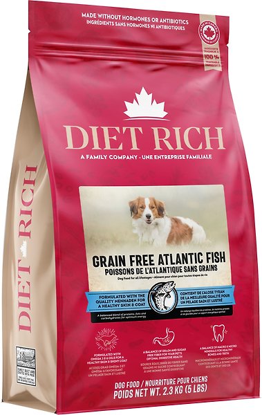 DIET RICH Grain-Free Fish Dry Dog Food, 2.3-kg bag - Chewy.com | Chewy ...