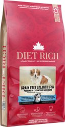 Diet Rich Grain-Free Fish Dry Dog Food, 11.36-kg bag