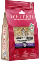 Diet Rich Grain-Free Fresh Salmon Dry Cat Food, 2.3-kg bag