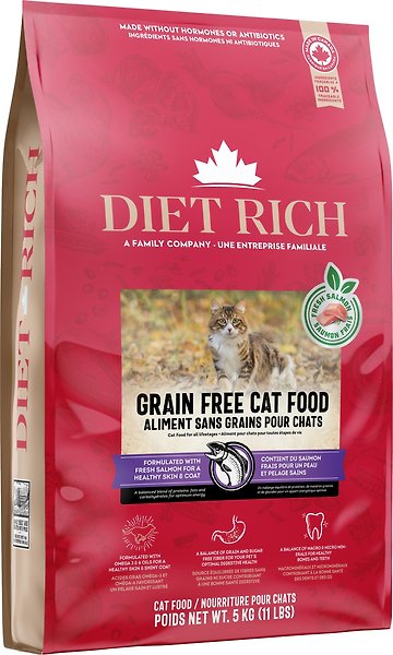 Out of Stock DIET RICH Grain-Free Fresh Salmon Dry Cat Food,
