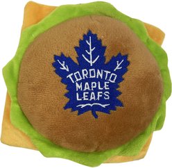 Pets First Toronto Maple Leafs Burger Dog Toy