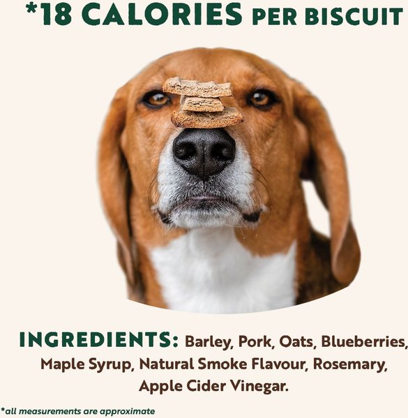 Show full view: Northern Biscuit Canadian Bacon with Blueberries Crunchy Dog Treats, 500-g bag slide 5 of 8