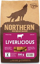 Northern Biscuit Liverlicious Crunchy Dog Treats, 500-g bag