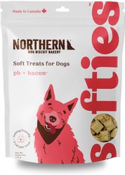 Northern Biscuit Softies Peanut Butter & Bacon Soft & Chewy Dog Treats, 170-g bag