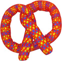 Catstages Plaque Away Pretzel Cat Toy with Catnip, Color Varies