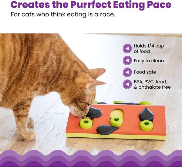 Show full view: Nina Ottosson by Outward Hound Melon Madness Puzzle & Play Cat Toy slide 4 of 10