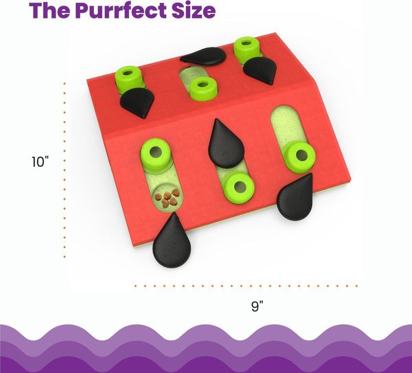 Show full view: Nina Ottosson by Outward Hound Melon Madness Puzzle & Play Cat Toy slide 5 of 10