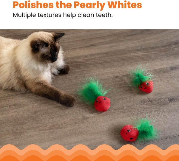 Show full view: Catstages Straw-Babies Catnip Dental Cat Toy, 3 count slide 4 of 9