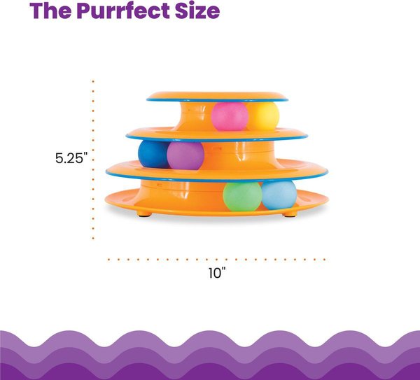 Show full view: Catstages Tower of Tracks Cat Toy slide 5 of 10