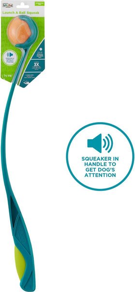 Show full view: Outward Hound Launch A Ball Squeak Interactive Tennis Ball Launcher Dog Toy slide 6 of 7