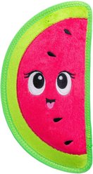 Outward Hound Tough Skinz Durable Squeaky Stuffing-Free with Two Layers Dog Toy, Watermelon, Medium