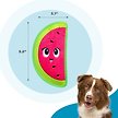 Show in main carousel: Outward Hound Tough Skinz Durable Squeaky Stuffing-Free with Two Layers Dog Toy, Watermelon, Medium slide 5 of 7