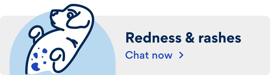 Redness and rashes. Chat now.