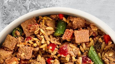 Fresh and frozen dog food