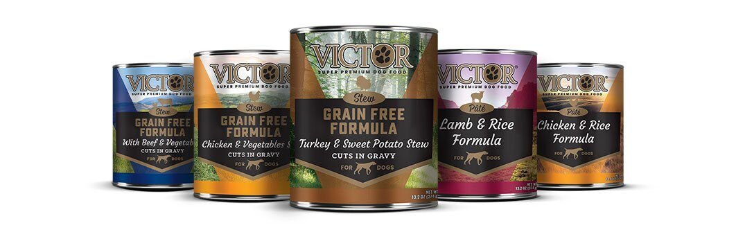 VICTOR Lamb Rice Formula Pat Canned Dog Food 13.2 oz can case