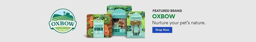 Oxbow. Featured Brand Oxbow. Nurture your pet's nature.