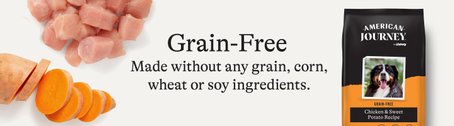 Grain-free.  Without any grains, corn, wheat or soy.
