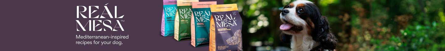 Real Mesa Mediterranean-inspired recipes for your dog.