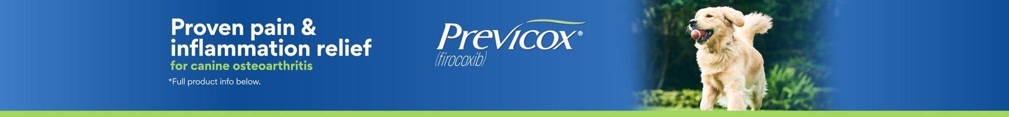 Previcox (firocoxib) Proven pain and inflammation relief for canine osteoarthritis *Full product info below