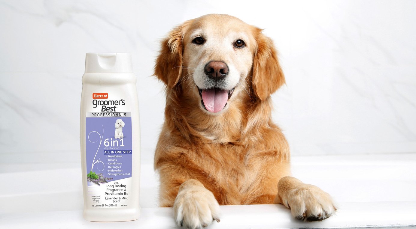 Hartz Groomer's Best Professionals Deep Cleanse with Olive Oil & Fresh Water Lily Scent Dog Shampoo