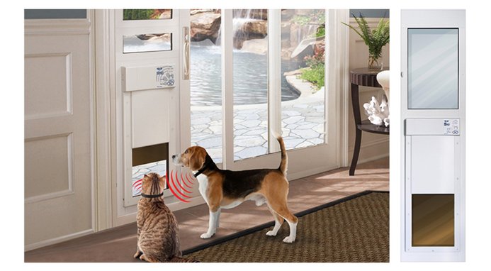 Power pet fully automatic pet door outlet