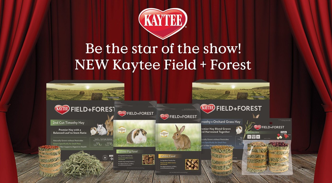 KAYTEE Mini Hay Bales Apple & Rose Small Pet Hay, 7oz bag, 2 count