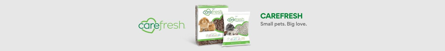 Carefresh. Small Pets. Big Love.