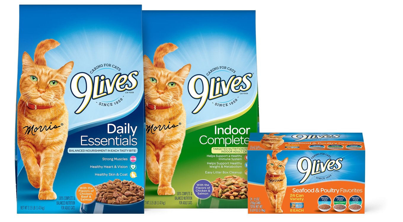 9 Lives Dinner Favorites Variety Pack Canned Cat Food