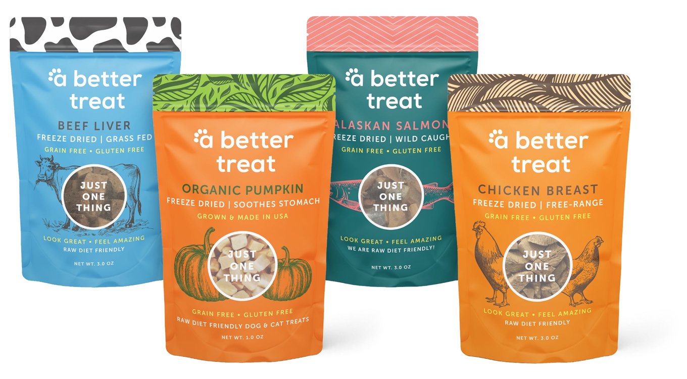 A Better Treat Organic Freeze-Dried 100% Grass Fed & Finished Beef Liver Dog & Cat Treats