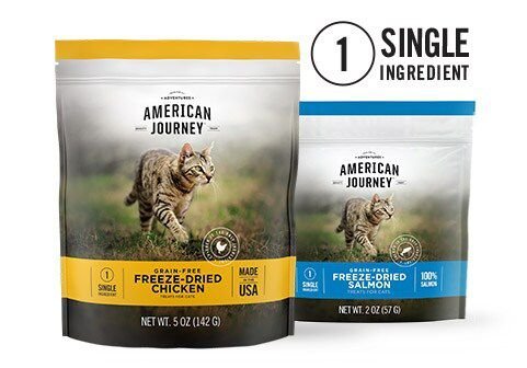 AMERICAN JOURNEY Chicken Flavor Grain Free Freeze Dried Cat Treats