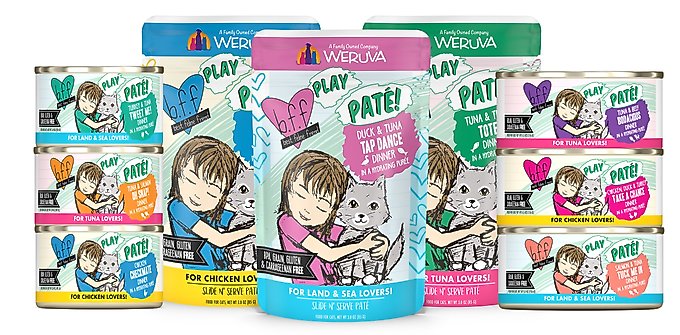 BFF Play Pate Lovers Chicken & Turkey Topsy Turvy Wet Cat Food