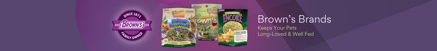 Brown's Brands: Keeps your pets long-loved and well-feed