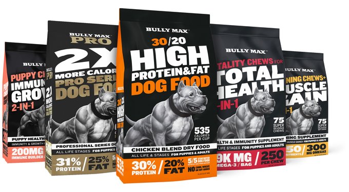 Bully max high performance super premium dog food best sale