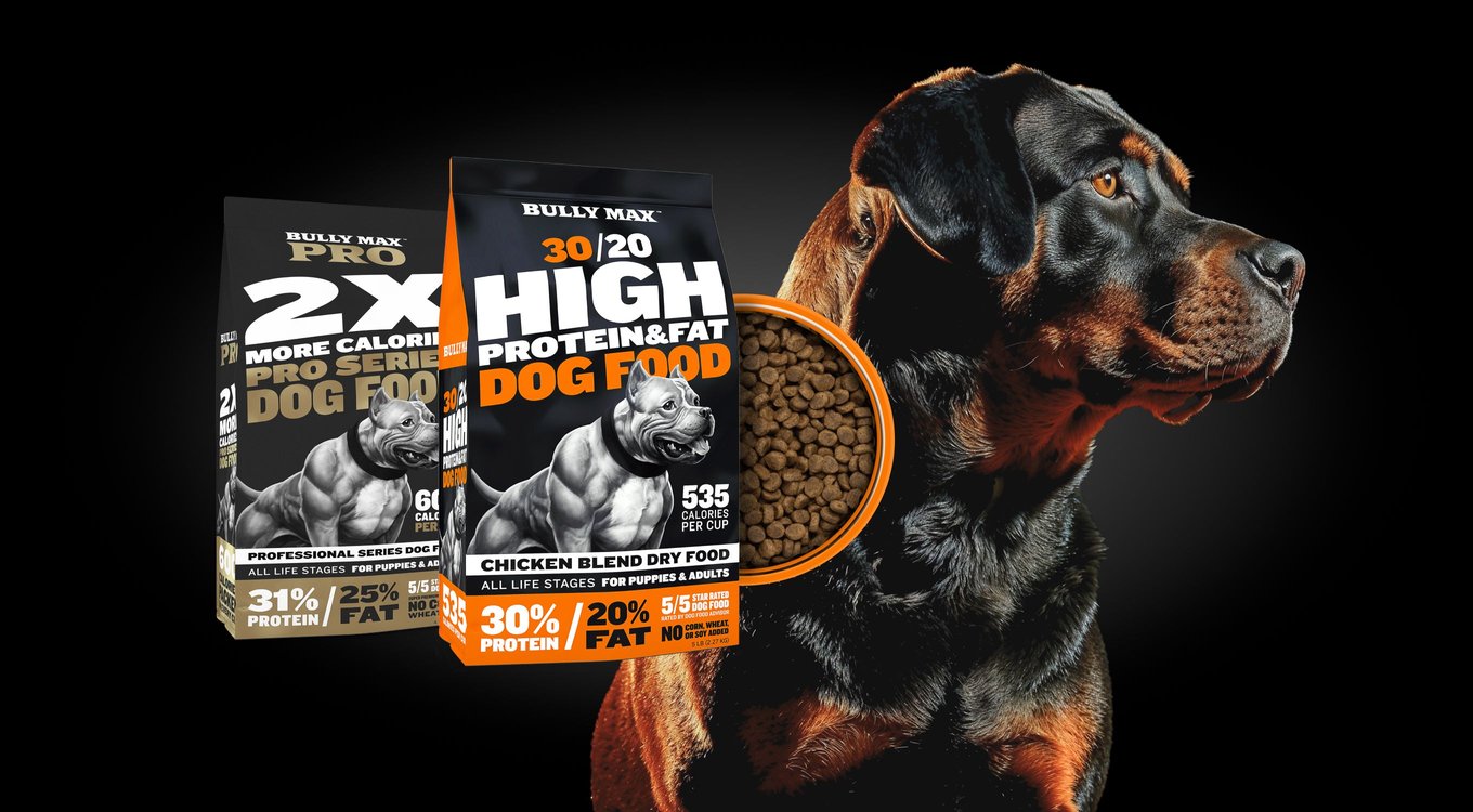 BULLY MAX 30/20 Adult High-Protein & Fat Chicken Dry Dog Food, 15-lb ...