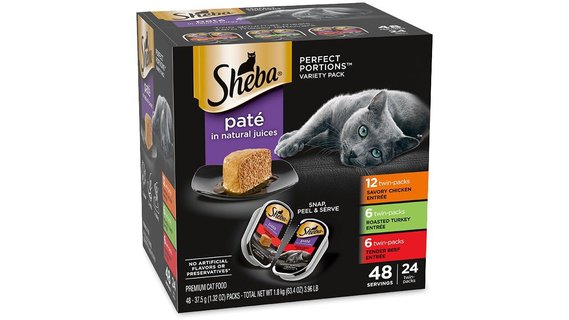 SHEBA Perfect Portions Grain Free Savory Chicken Roasted Turkey